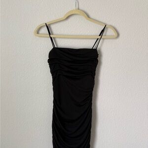 Garage Black Strapless Dress